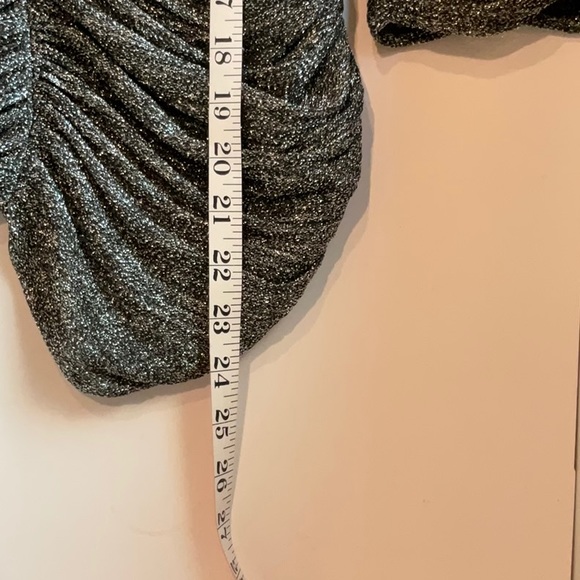 Georgia Alice Metallic off the shoulder Top NWOT - Picture 10 of 11